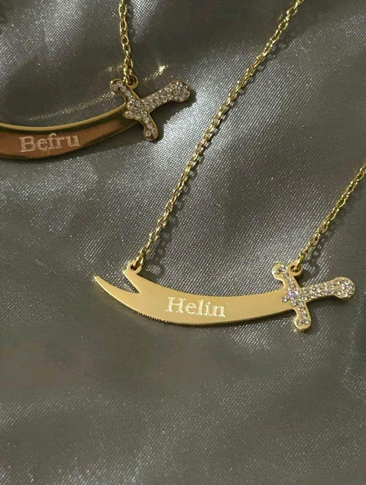 Name Sword necklace